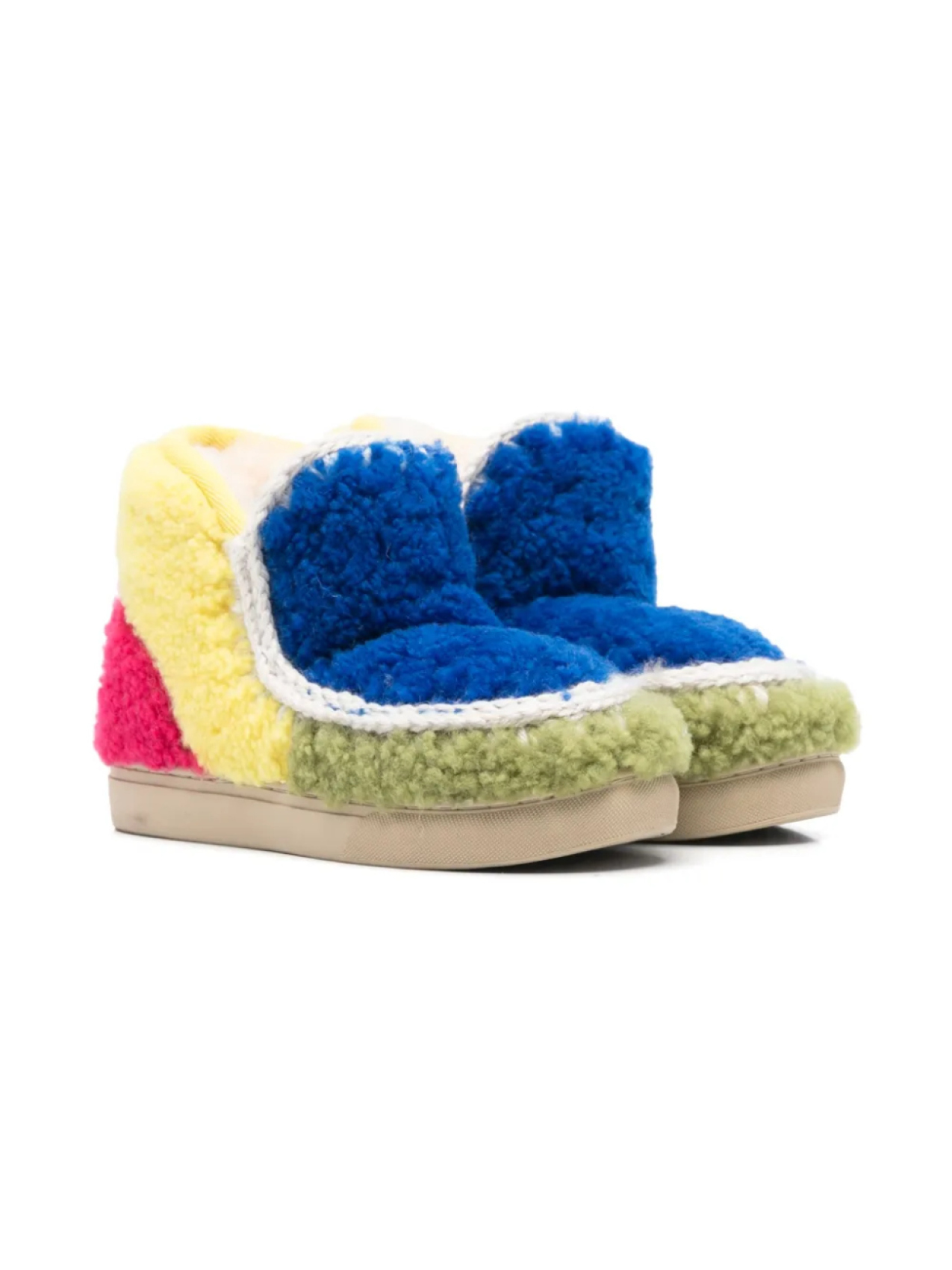 Ботинки в технике пэчворк Mou Kids, желтый
Ботинки в технике пэчворк Mou Kids, желтый