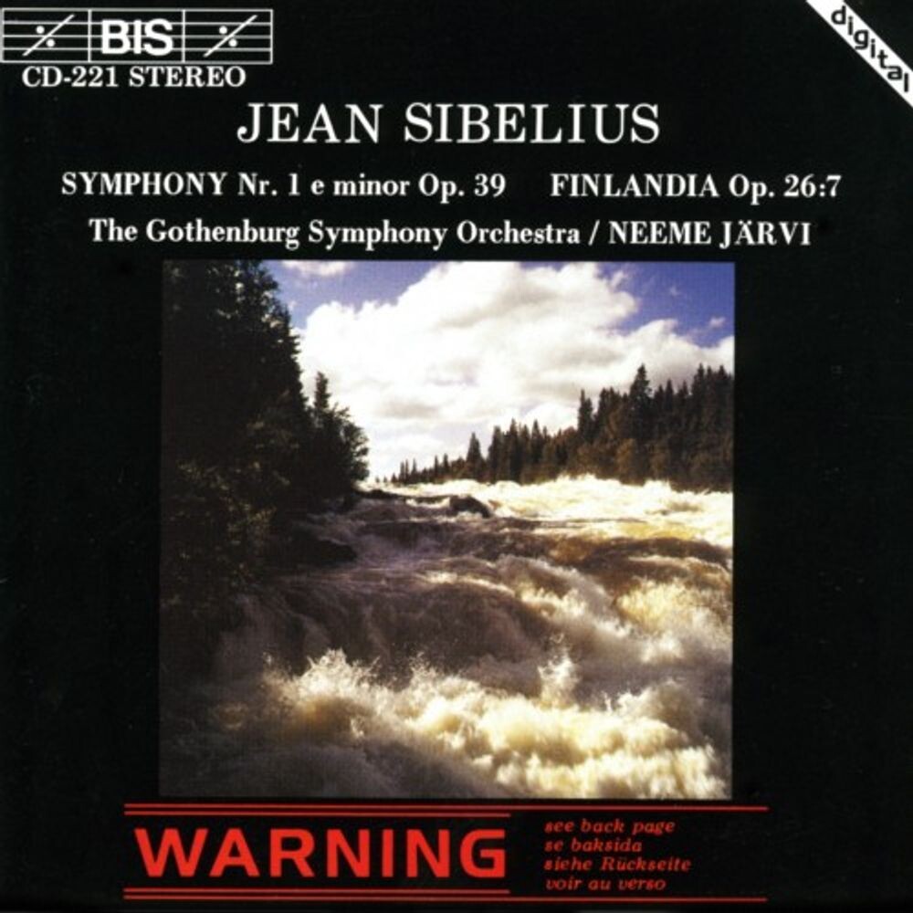 Диск CD Sibelius: Symphony No. 1 / Finlandia - Jean Sibelius, Gothenburg Symphony Orchestra, Neeme Järvi
Диск CD Sibelius: Symphony No. 1 / Finlandia - Jean Sibelius, Gothenburg Symphony Orchestra, Neeme Järvi