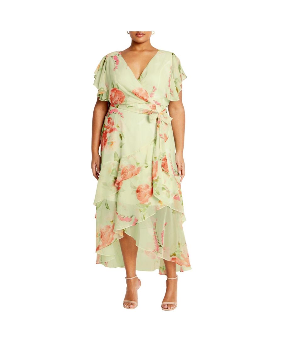 Женское кокетливое многоярусное макси-платье с принтом CITY CHIC, Petal perfection
Женское кокетливое многоярусное макси-платье с принтом CITY CHIC, Petal perfection