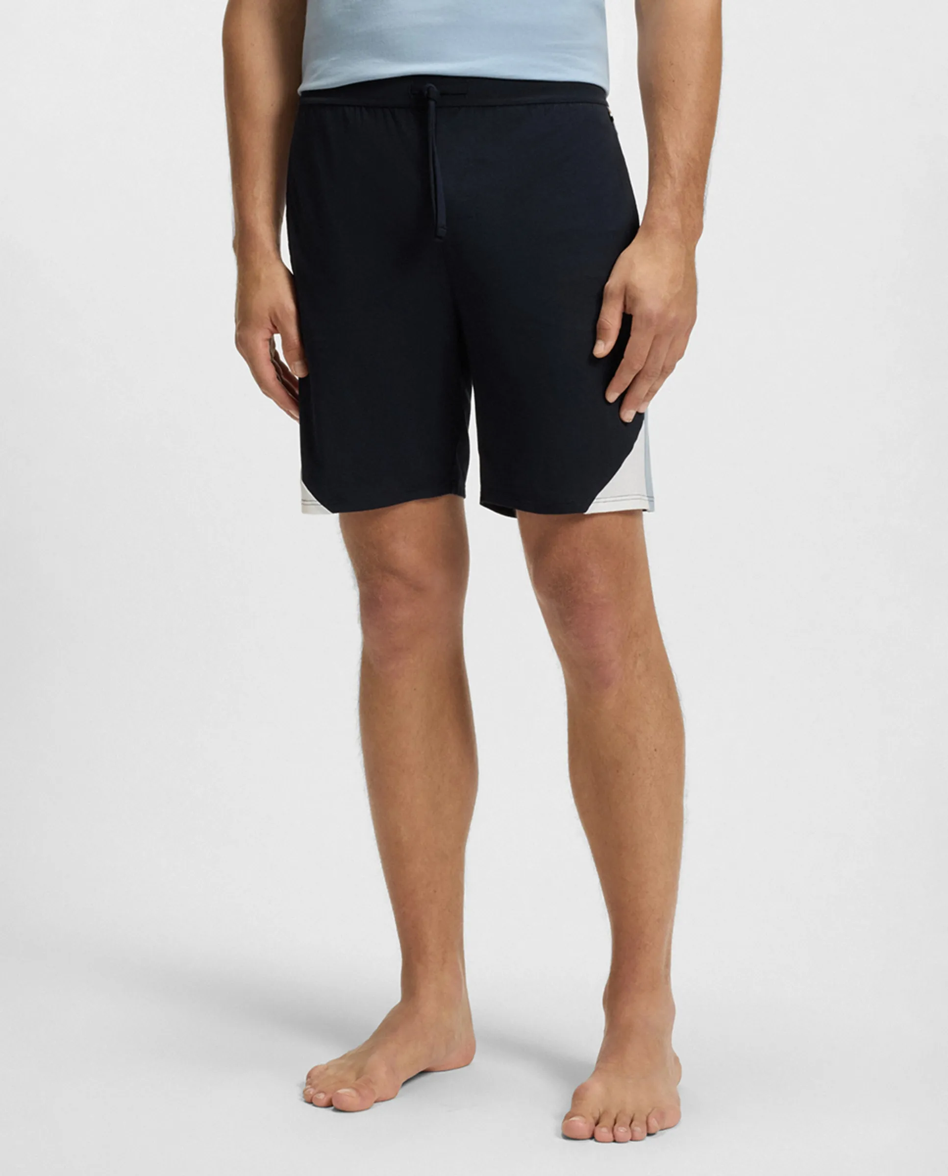 Мужские пижамные шорты из хлопка и модала Boss, синий
Мужские пижамные шорты из хлопка и модала Boss, синий