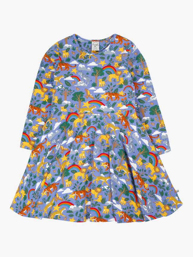 Детское платье Sofia Cotton Rich в стиле скейтер Frugi, Grape Into The Wild
Детское платье Sofia Cotton Rich в стиле скейтер Frugi, Grape Into The Wild