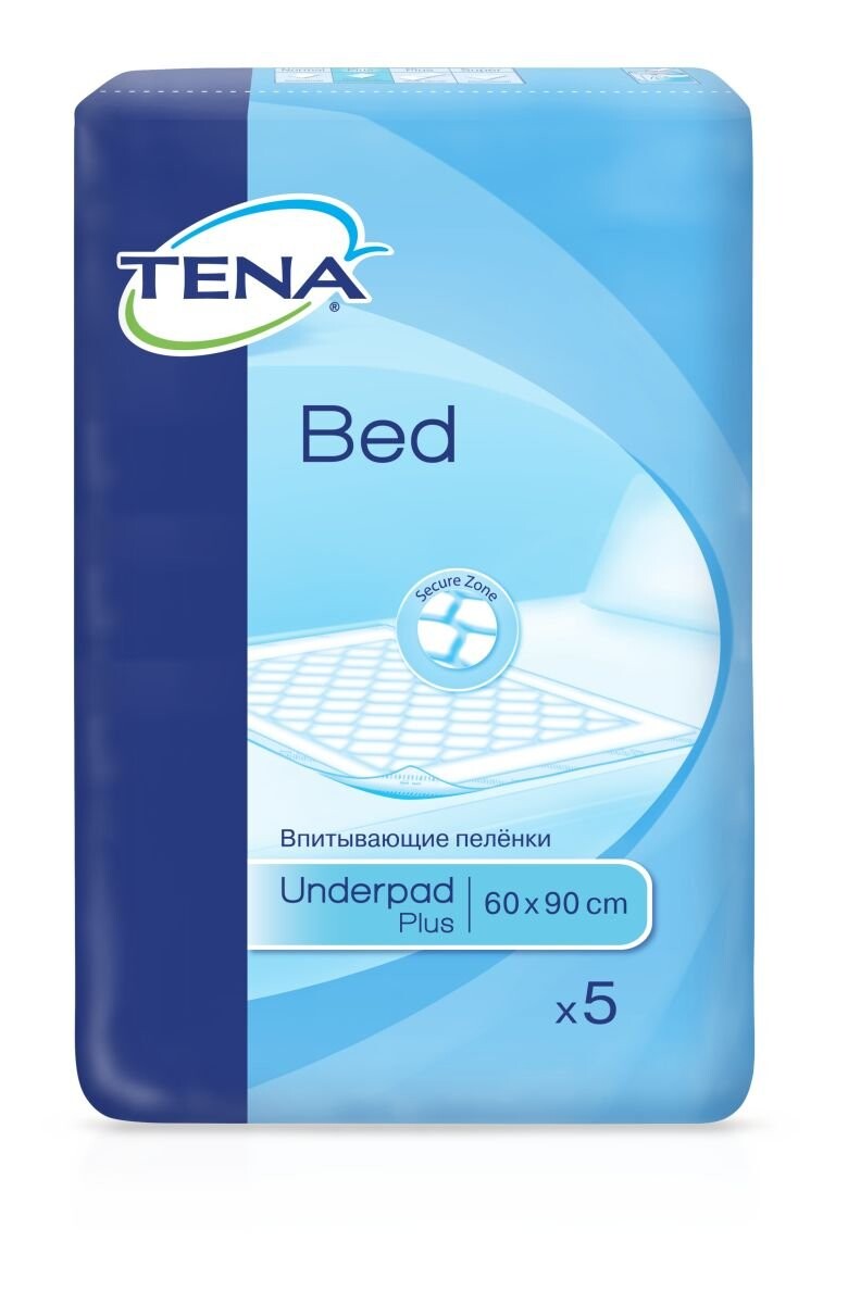 Tena, Bed Plus OTC Edition, шпалы 60х90 см, 5 шт
Tena, Bed Plus OTC Edition, шпалы 60х90 см, 5 шт