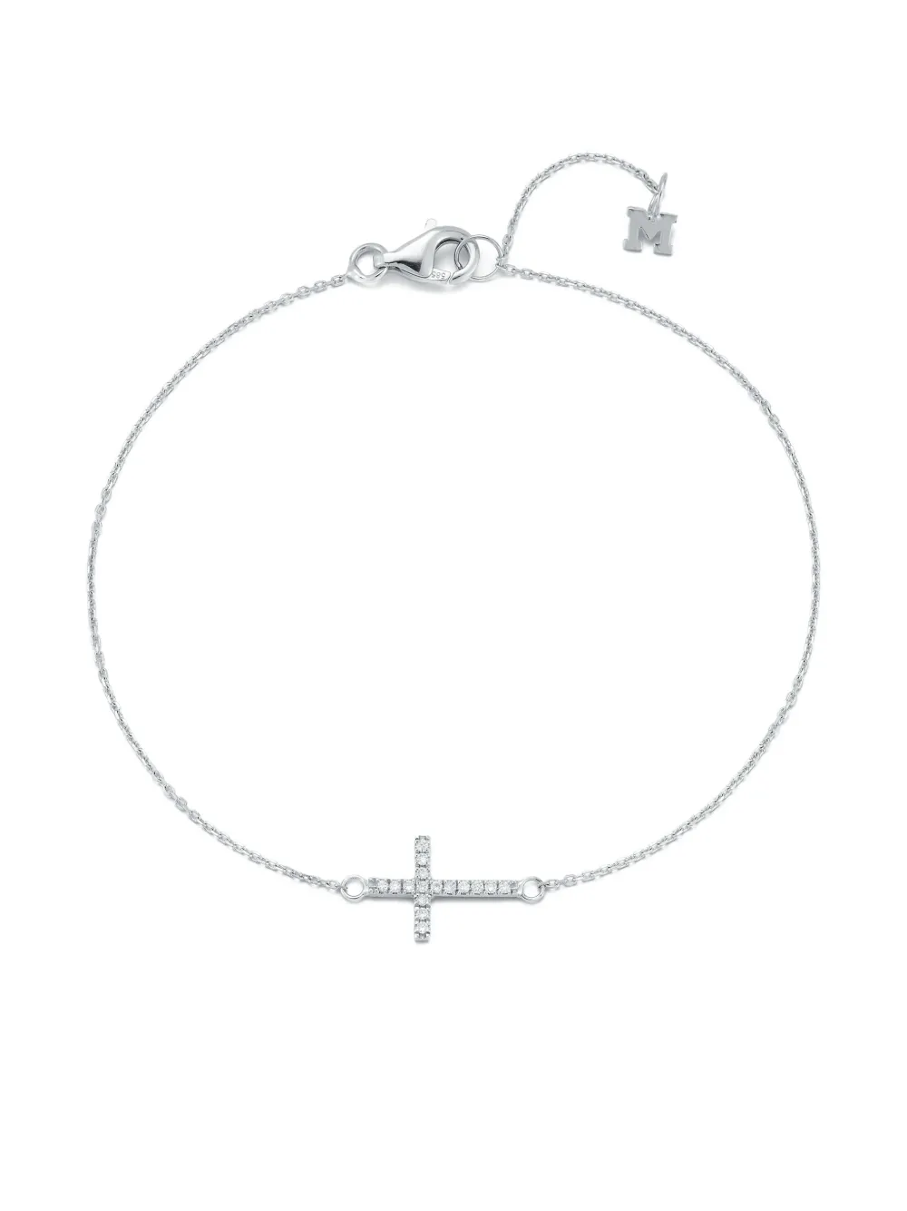 Серебряный браслет с бриллиантами и крестом Mateo, серебяный
Серебряный браслет с бриллиантами и крестом Mateo, серебяный