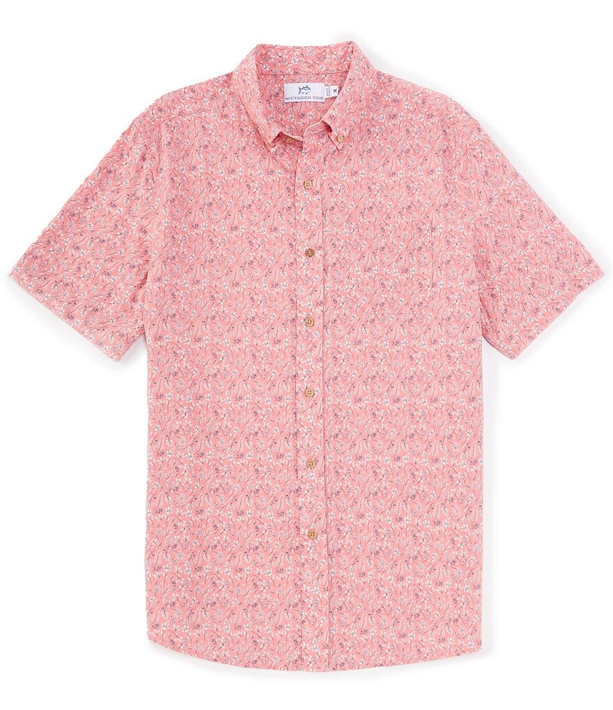 Рубашка из льняной ткани с короткими рукавами и цветочным принтом Southern Tide Southern Tide, розовый
Рубашка из льняной ткани с короткими рукавами и цветочным принтом Southern Tide Southern Tide, розовый