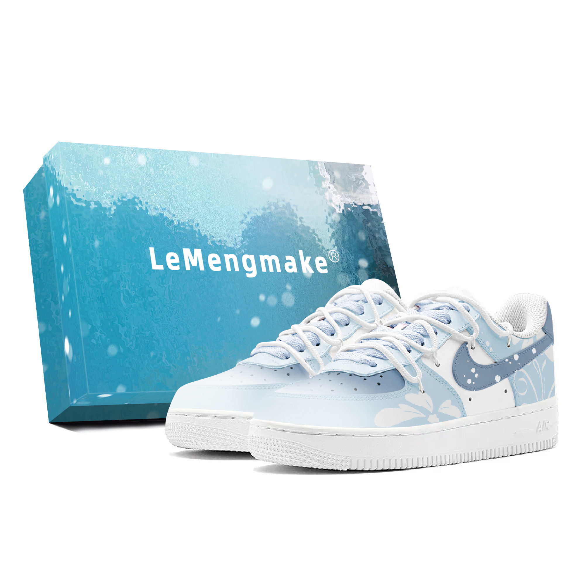 Кроссовки Air Force 1 LE с низким верхом, амортизирующими, противоскользящими и износостойкими подошвами для детей и подростков Nike, синий/белый
Кроссовки Air Force 1 LE с низким верхом, амортизирующими, противоскользящими и износостойкими подошвами для детей и подростков Nike, синий/белый