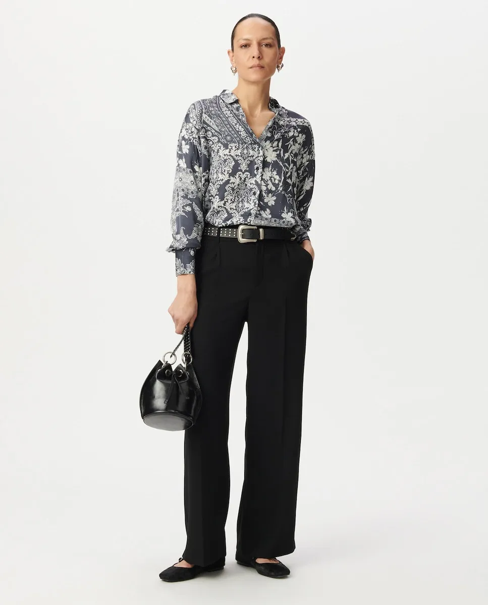 Женская рубашка с длинным рукавом IKKS, индиго
Женская рубашка с длинным рукавом IKKS, индиго