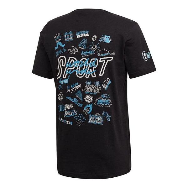 Футболка doodle 360 letter printing causual sports male black Adidas, черный
Футболка doodle 360 letter printing causual sports male black Adidas, черный