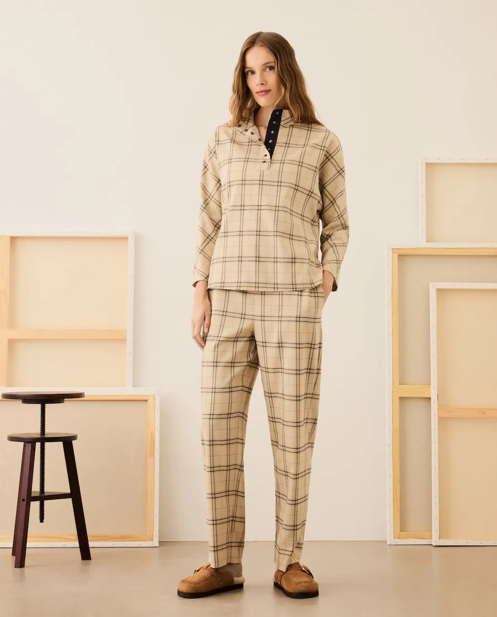 Клетчатые брюки белого цвета Stella Rittwagen
Клетчатые брюки белого цвета Stella Rittwagen