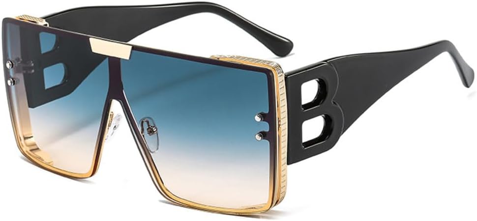 Солнцезащитные очки с большой оправой и буквой B, модель 2027, для женщин, ретро-очки с металлическим блеском, для мужчин и женщин. Градиентные солнцезащитные очки MTZJH, C6
Солнцезащитные очки с большой оправой и буквой B, модель 2027, для женщин, ретро-очки с металлическим блеском, для мужчин и женщин. Градиентные солнцезащитные очки MTZJH, C6