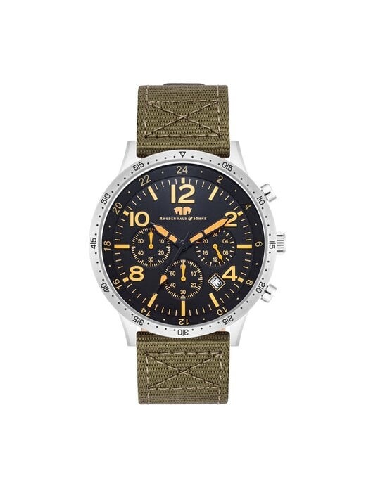 Капитан звена хронографа Rhodenwald & Söhne, серебряный
Капитан звена хронографа Rhodenwald & Söhne, серебряный