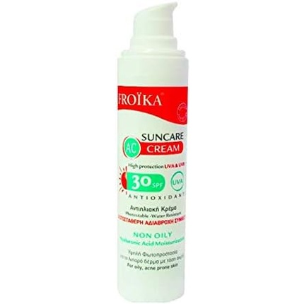 Солнцезащитное молочко SPF30 100 мл Froika
Солнцезащитное молочко SPF30 100 мл Froika