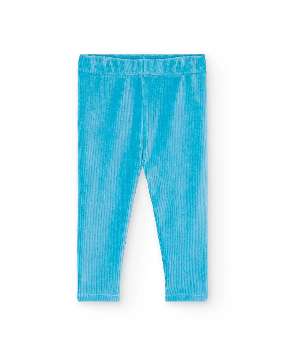 Детские вельветовые леггинсы с резинкой Boboli, светло-голубой
Детские вельветовые леггинсы с резинкой Boboli, светло-голубой