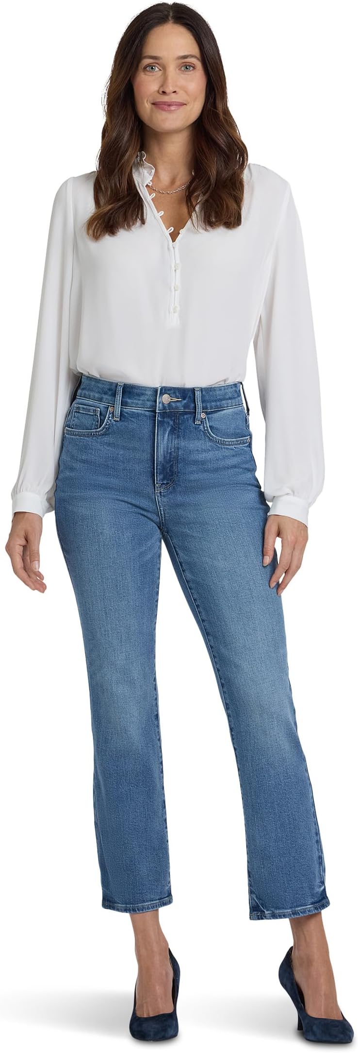 Джинсы NYDJ Marilyn Ankle, цвет Bastille Sea
Джинсы NYDJ Marilyn Ankle, цвет Bastille Sea