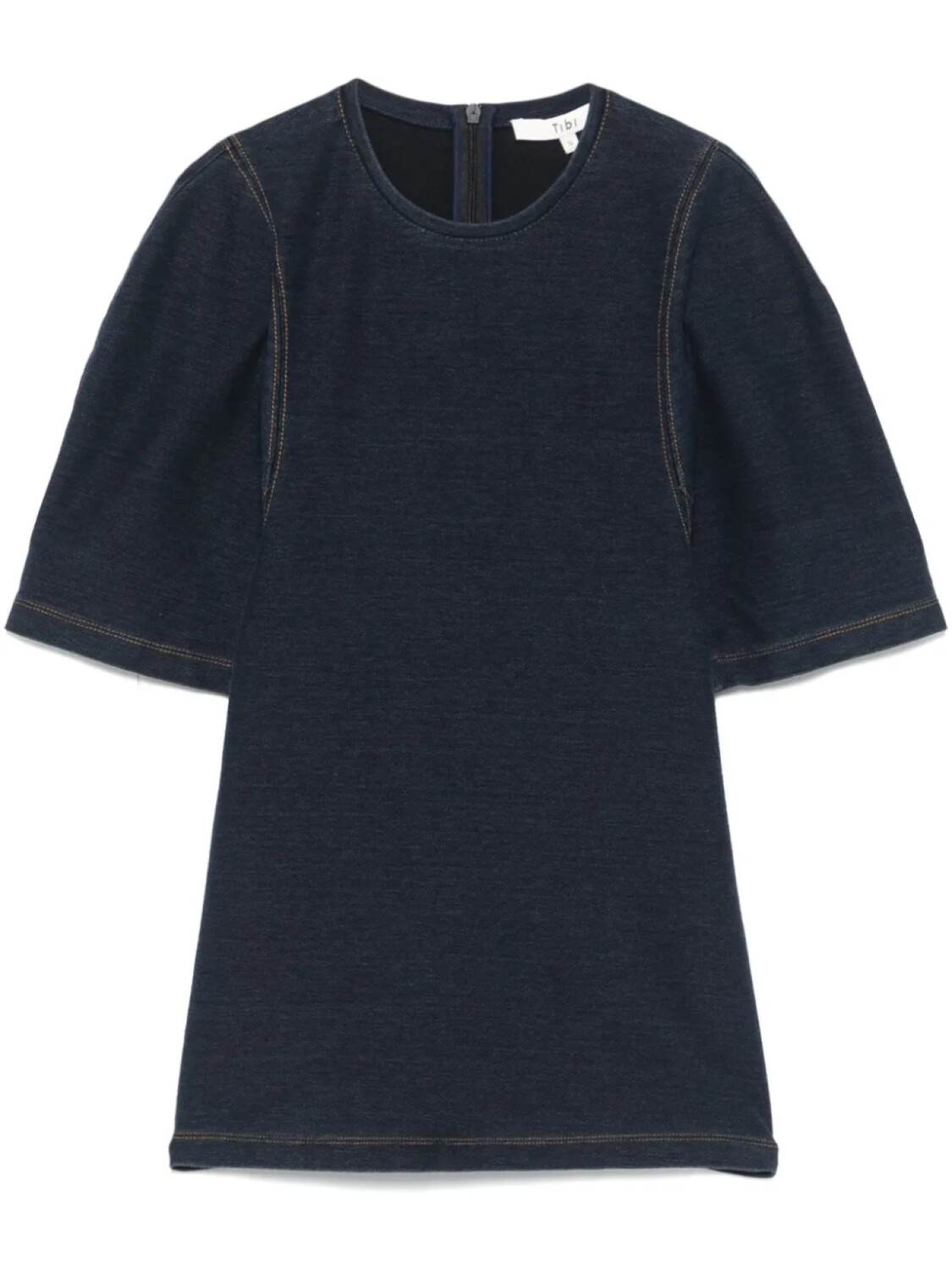 Футболка из денима Tibi с усадкой, синий
Футболка из денима Tibi с усадкой, синий