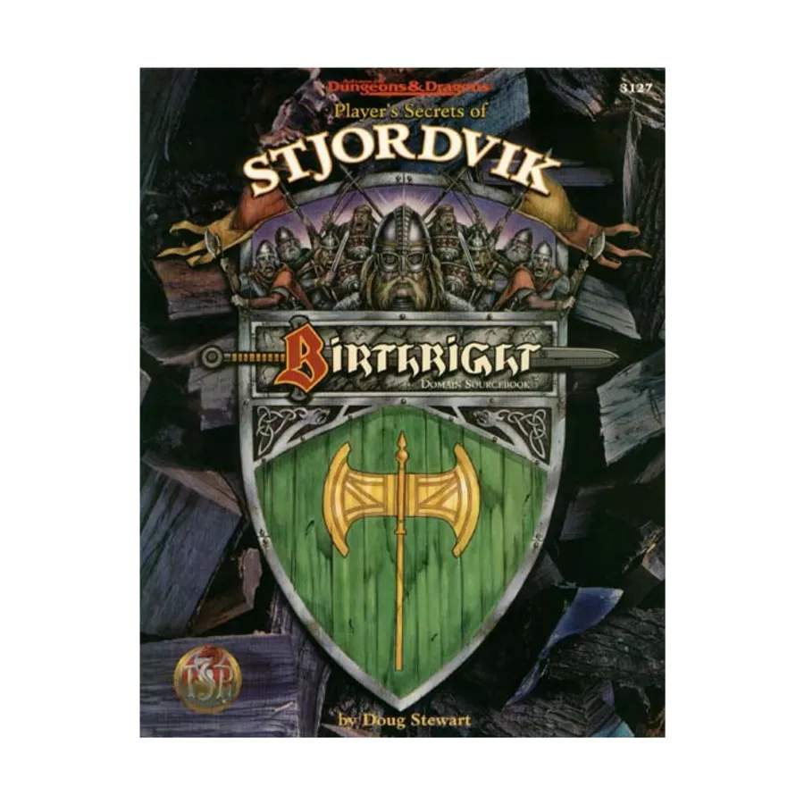Player's Secrets of Stjordvik, Birthright, мягкая обложка 
Player's Secrets of Stjordvik, Birthright, мягкая обложка