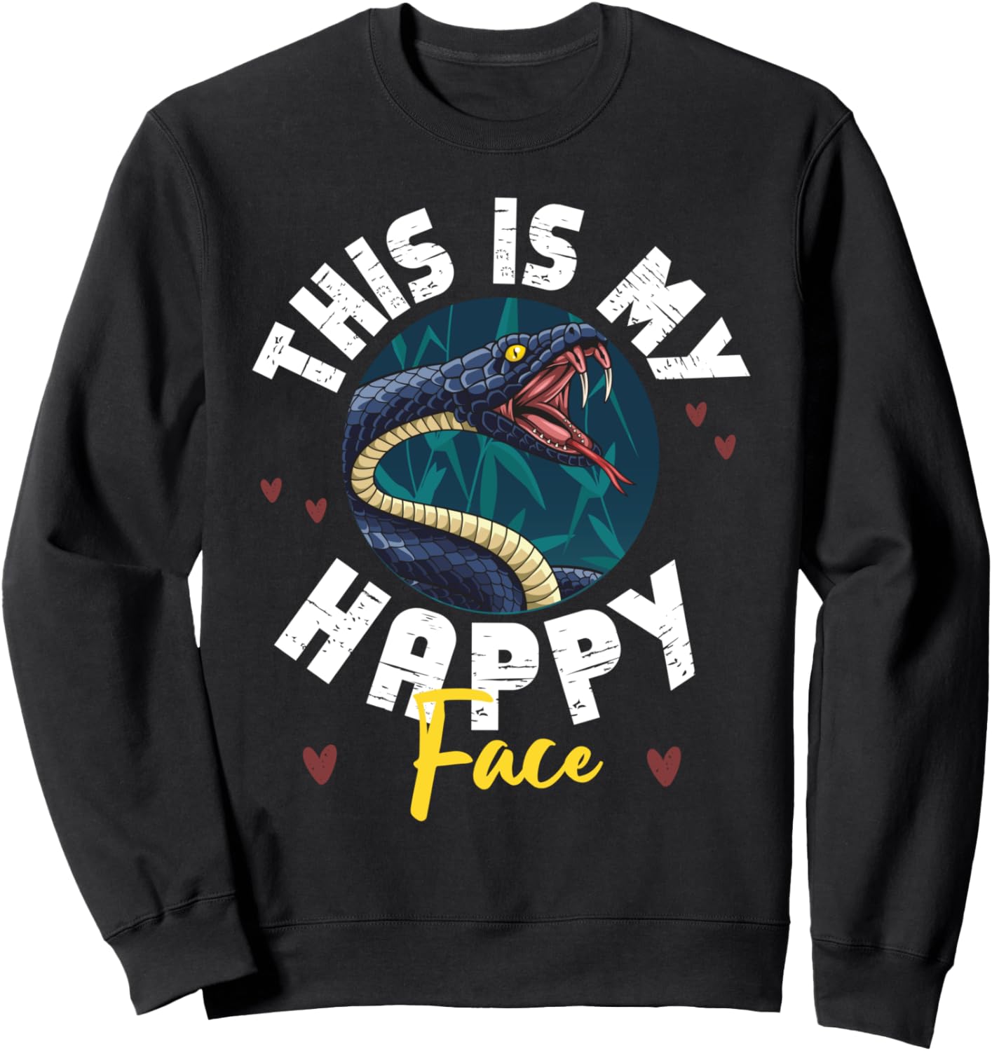 Змея, змея, это моя толстовка с улыбающимся лицом Snake Reptile Serpent Hs0, черный
Змея, змея, это моя толстовка с улыбающимся лицом Snake Reptile Serpent Hs0, черный