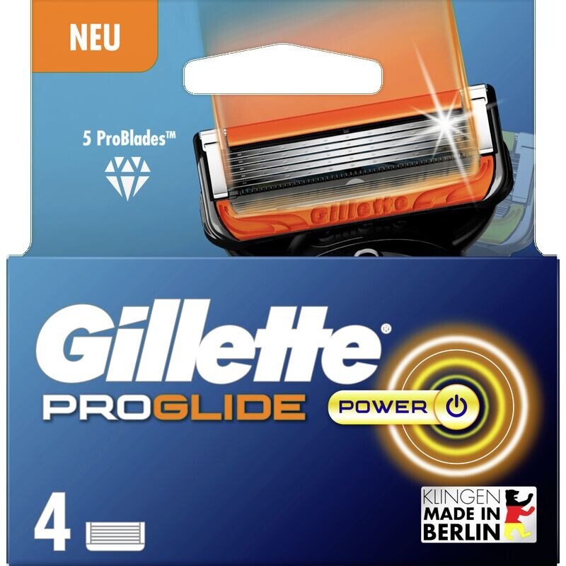 Лезвия для бритвы ProGlide Power Gillette, 4 шт.
Лезвия для бритвы ProGlide Power Gillette, 4 шт.