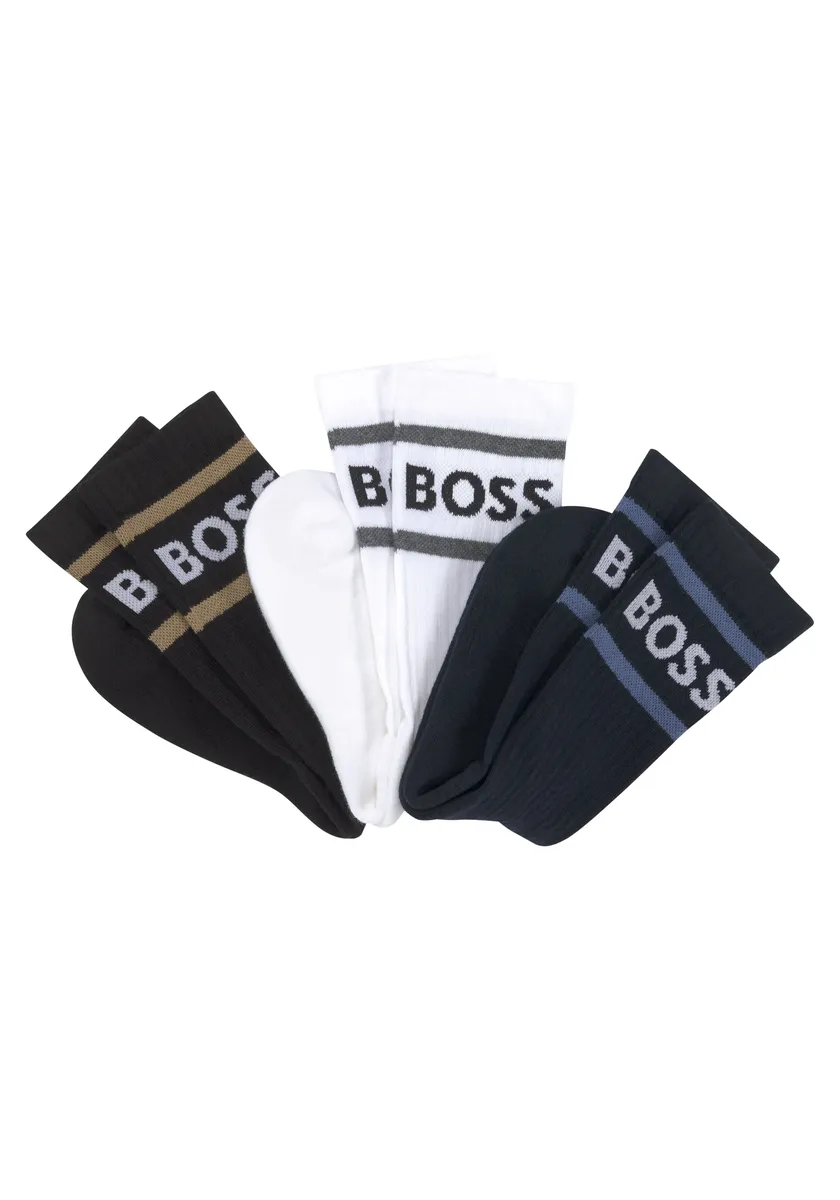 Носки BOSS "3P Rib Stripe CC" (комплект, 3 пары), со спортивными полосками, цвет Open Miscellaneous969
Носки BOSS "3P Rib Stripe CC" (комплект, 3 пары), со спортивными полосками, цвет Open Miscellaneous969