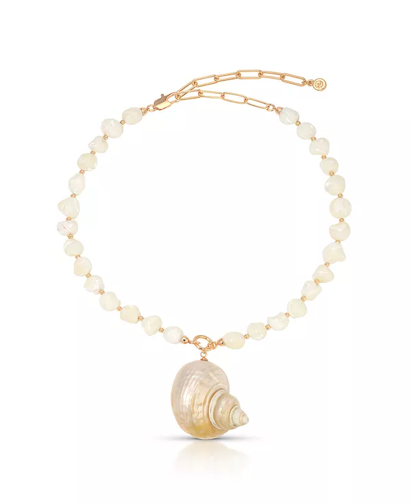 Ожерелье с подвеской в виде затонувшей ракушки Ettika, gold
Ожерелье с подвеской в виде затонувшей ракушки Ettika, gold