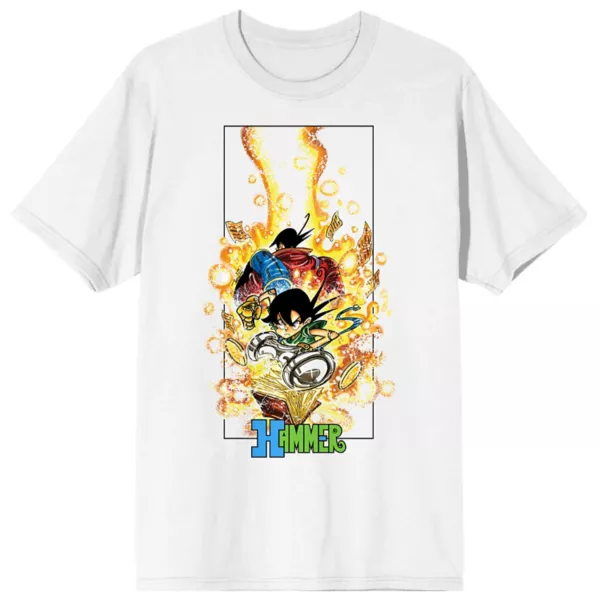 Мужская футболка с принтом молота и заклепок Licensed Character, белый
Мужская футболка с принтом молота и заклепок Licensed Character, белый