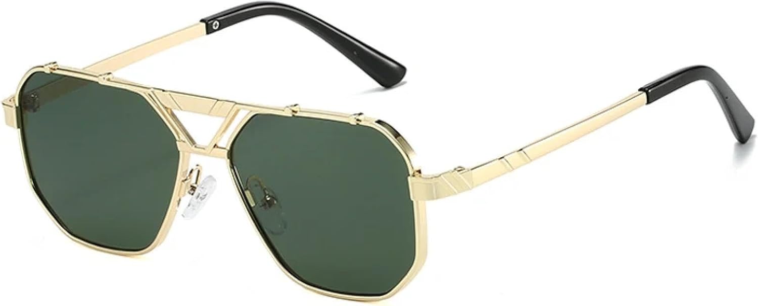 Винтажные металлические солнцезащитные очки с двойной перемычкой для женщин, роскошные солнцезащитные очки UV400 для мужчин, темно-зеленые солнцезащитные очки TKKTLLT, Golden Dark Green
Винтажные металлические солнцезащитные очки с двойной перемычкой для женщин, роскошные солнцезащитные очки UV400 для мужчин, темно-зеленые солнцезащитные очки TKKTLLT, Golden Dark Green