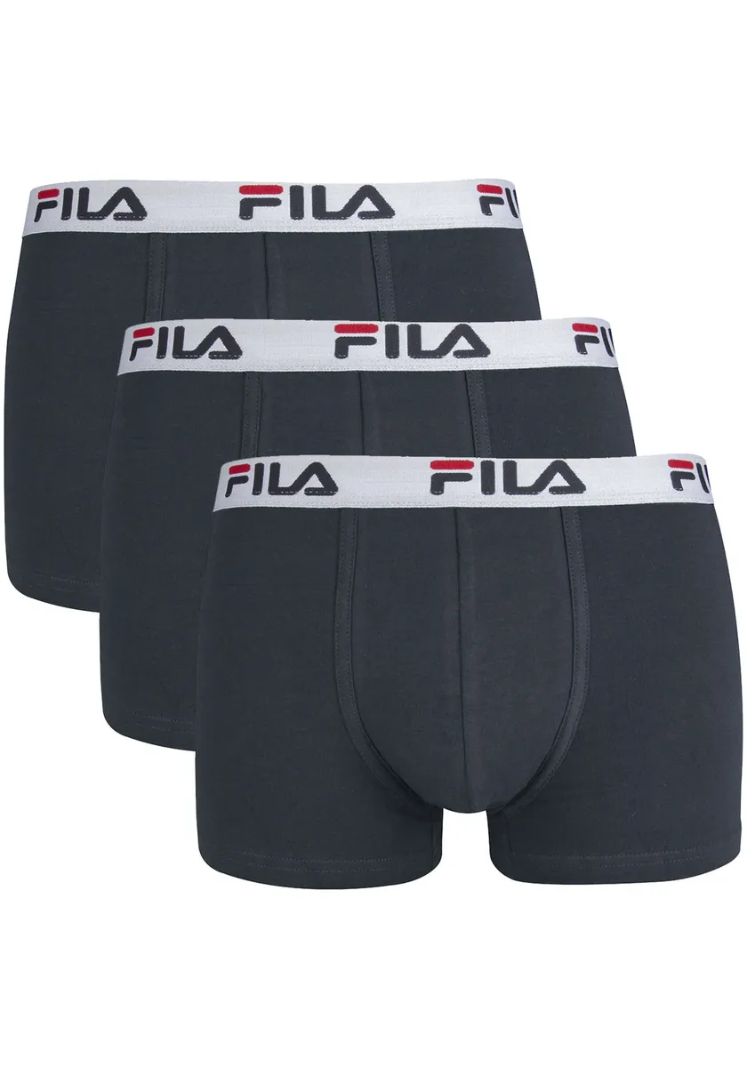 Боксеры Fila (3 шт. в упаковке), с эластичным поясом с логотипом, цвет морской волны
Боксеры Fila (3 шт. в упаковке), с эластичным поясом с логотипом, цвет морской волны