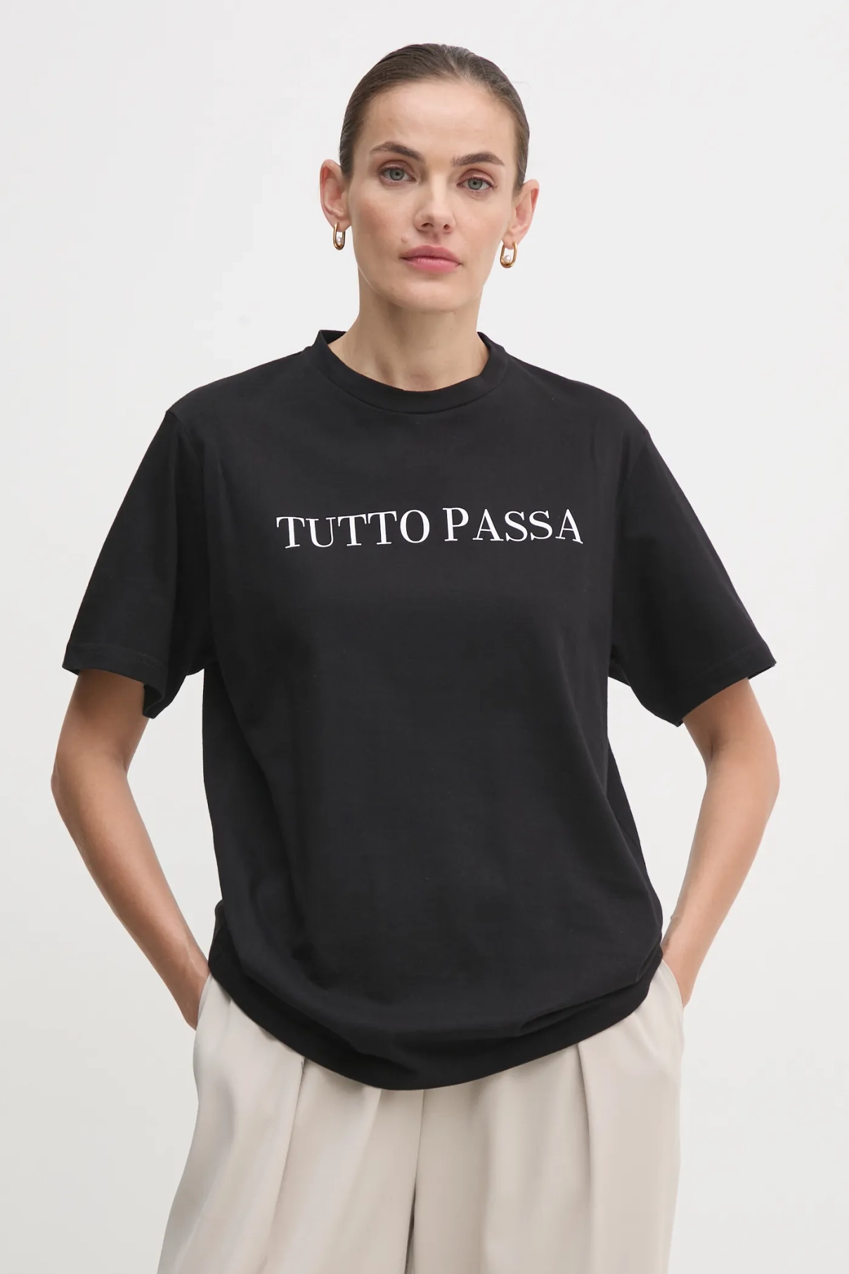 Хлопковая футболка Tutto Passa Drivemebikini, черный
Хлопковая футболка Tutto Passa Drivemebikini, черный