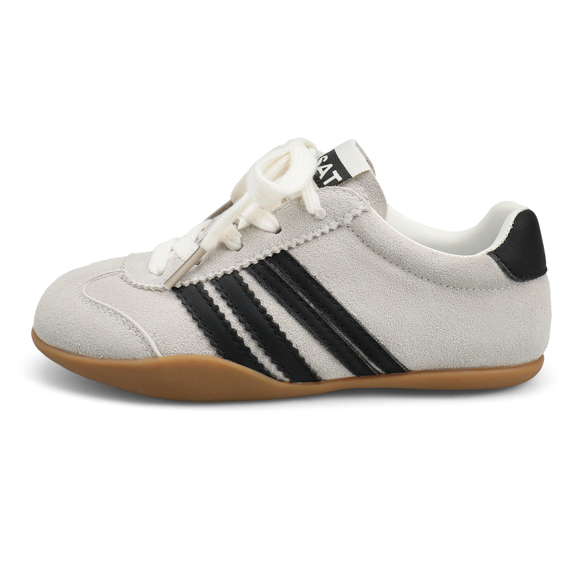 Противоскользящие и износостойкие, легкие, амортизирующие, низкие детские кроссовки для скейтбординга ST&SAT KIDS, бежевый/черный
Противоскользящие и износостойкие, легкие, амортизирующие, низкие детские кроссовки для скейтбординга ST&SAT KIDS, бежевый/черный