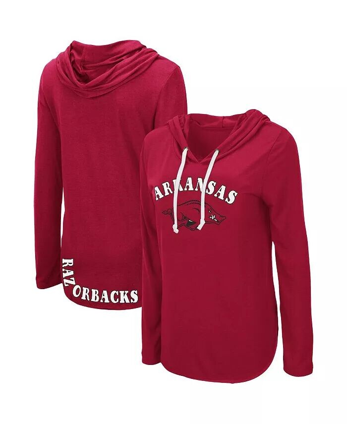 Женская футболка Cardinal Arkansas Razorbacks My Lover с капюшоном и длинными рукавами Colosseum
Женская футболка Cardinal Arkansas Razorbacks My Lover с капюшоном и длинными рукавами Colosseum