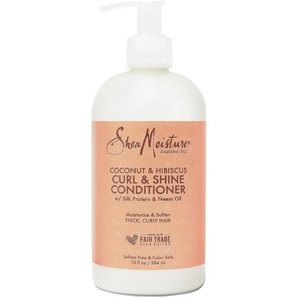 Кондиционер для локонов и блеска с кокосом и гибискусом, 384 мл, Shea Moisture
Кондиционер для локонов и блеска с кокосом и гибискусом, 384 мл, Shea Moisture