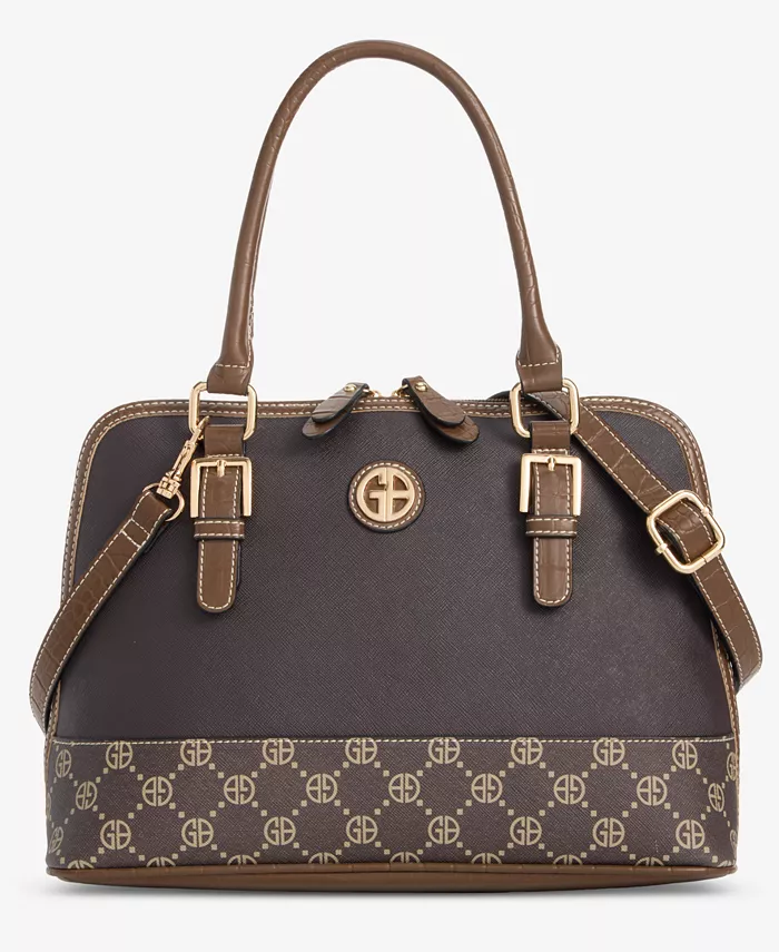 Сумка-кроссбоди с монограммой среднего размера Giani Bernini, коричневый
Сумка-кроссбоди с монограммой среднего размера Giani Bernini, коричневый