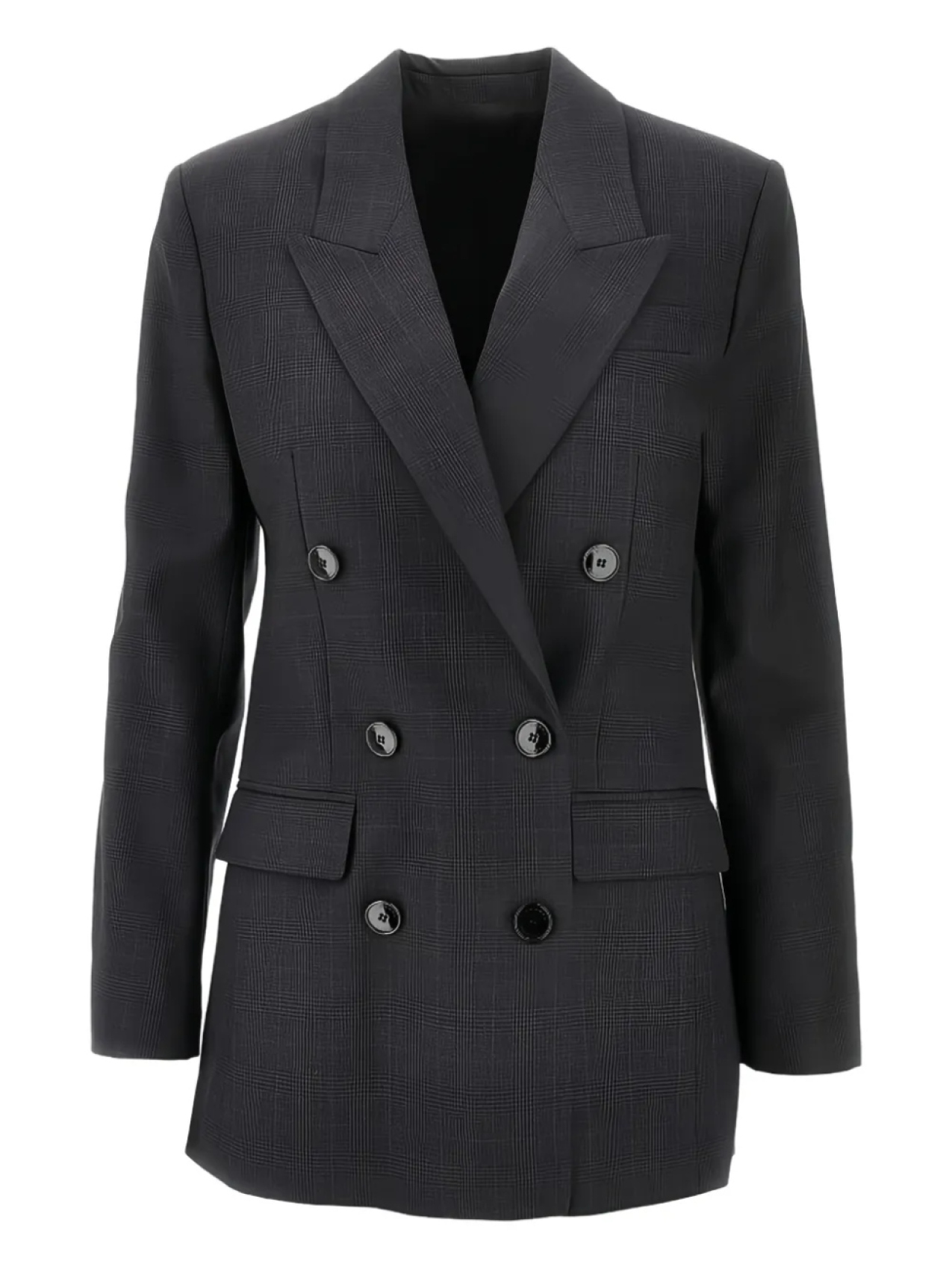 Двубортный клетчатый пиджак ISABEL MARANT, серый
Двубортный клетчатый пиджак ISABEL MARANT, серый