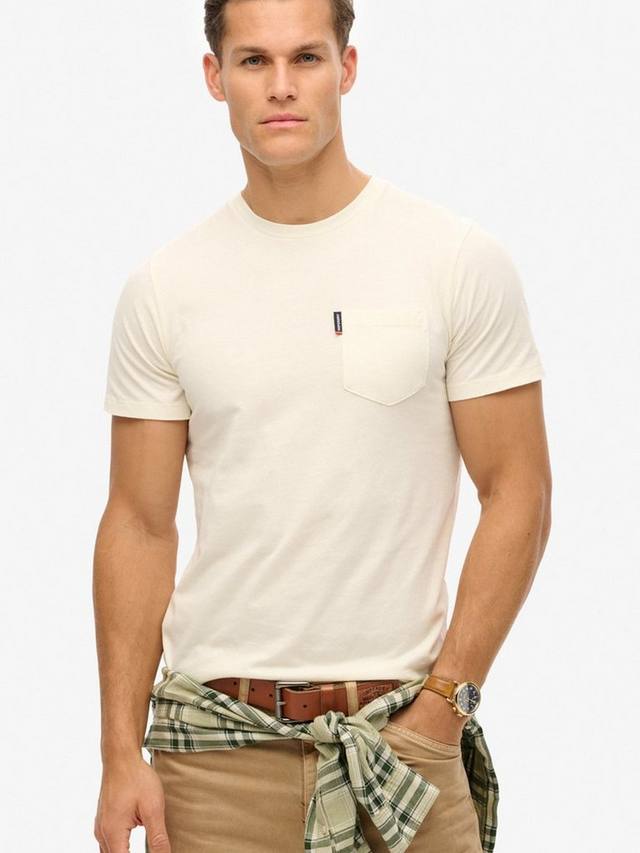 Хлопчатобумажная футболка обычного покроя с коротким рукавом и незаменимым карманом Superdry, цвет Bone White
Хлопчатобумажная футболка обычного покроя с коротким рукавом и незаменимым карманом Superdry, цвет Bone White