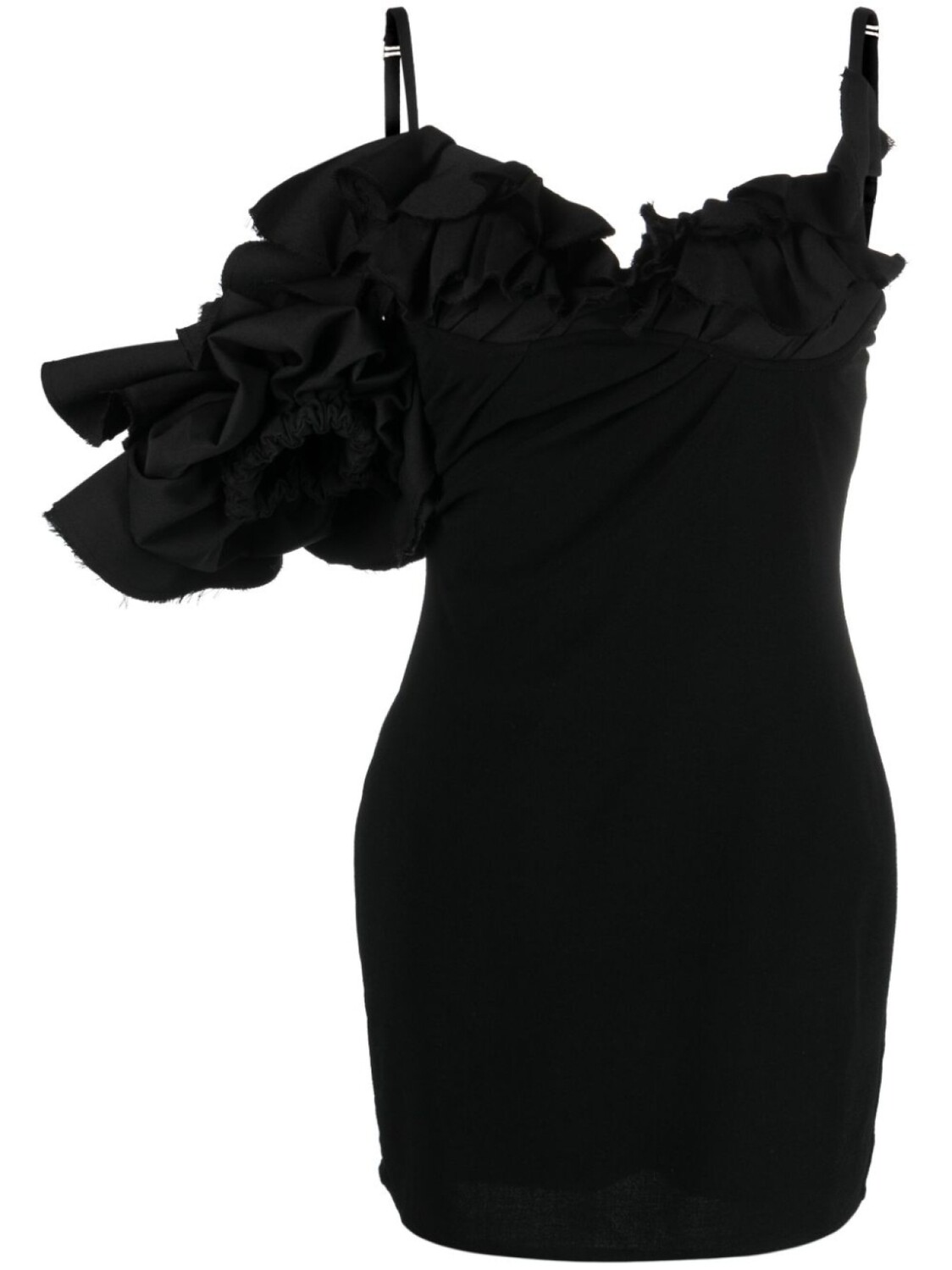 Jacquemus платье мини La Robe Duna, черный 
Jacquemus платье мини La Robe Duna, черный