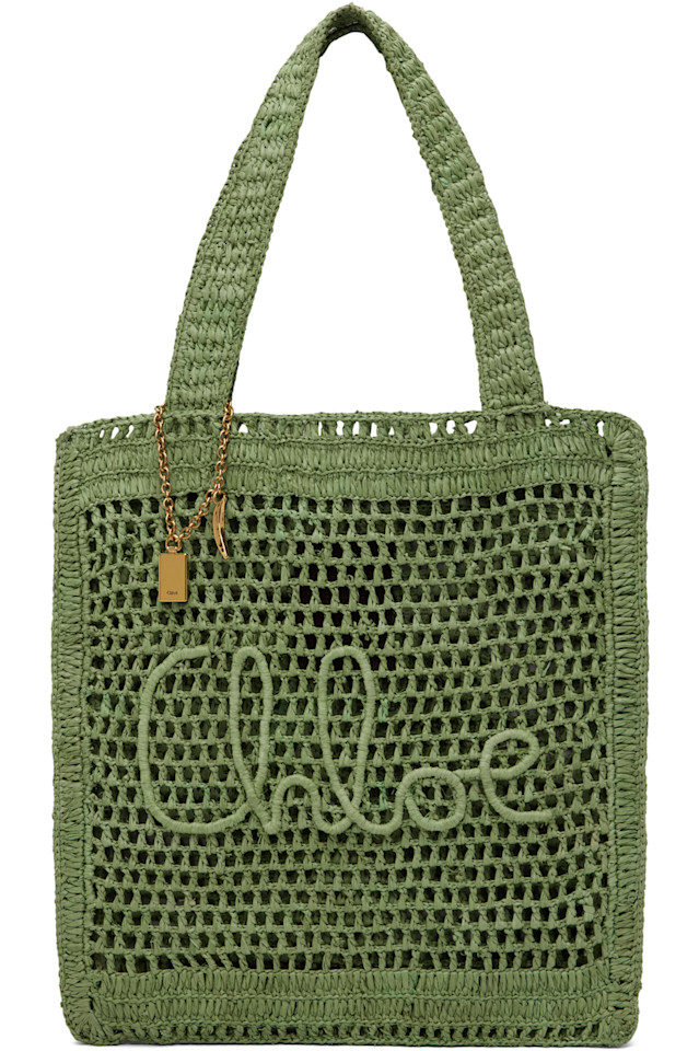 Летняя сумка-шоппер Banana Chloé, зеленый
Летняя сумка-шоппер Banana Chloé, зеленый