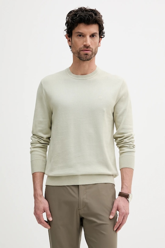 Хлопковый свитер Calvin Klein, бежевый
Хлопковый свитер Calvin Klein, бежевый