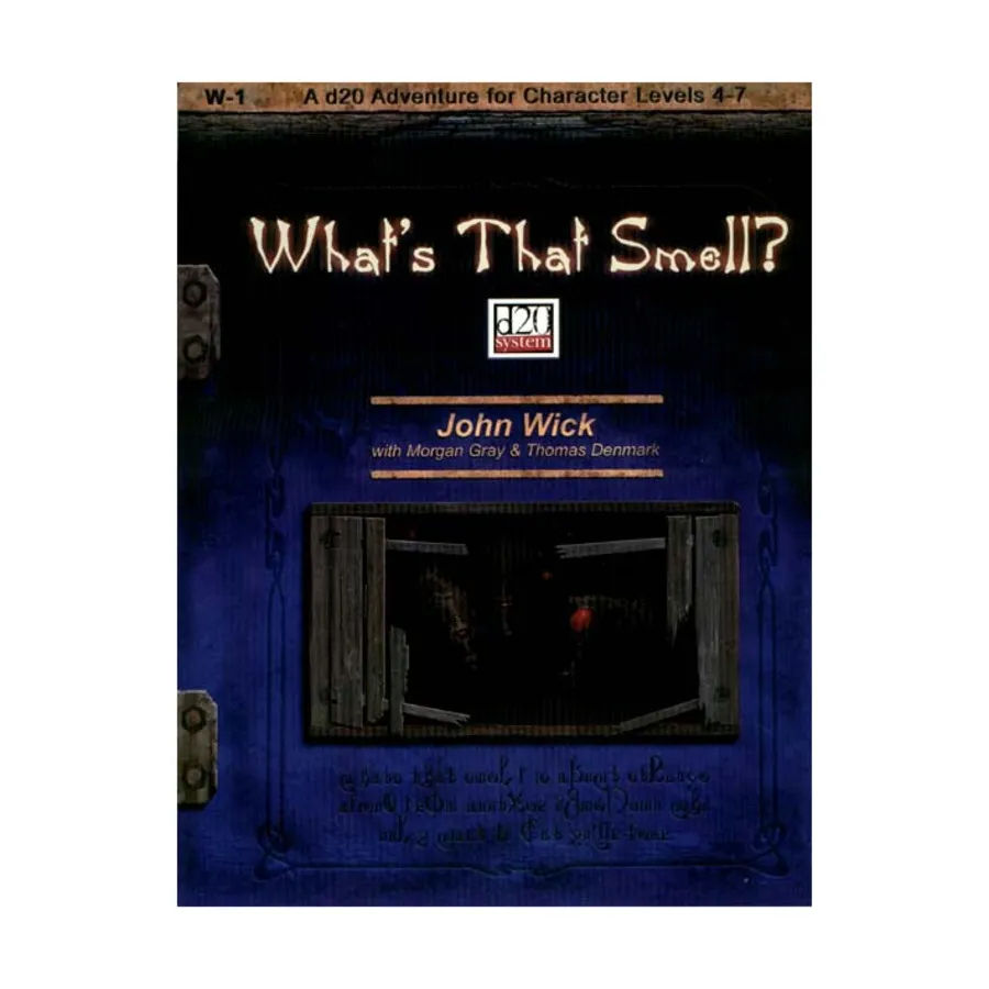 Модуль What's That Smell, Fantasy Adventures (Wicked Press) (d20)
Модуль What's That Smell, Fantasy Adventures (Wicked Press) (d20)