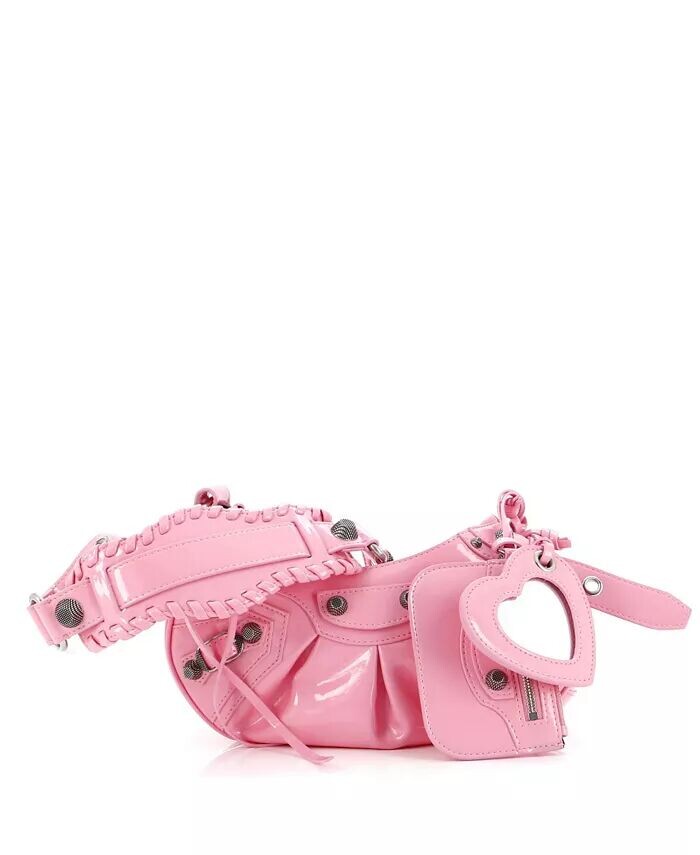 XS Le Cagole гигантские заклепки сумка через плечо патент Pre-Owned Balenciaga, розовый
XS Le Cagole гигантские заклепки сумка через плечо патент Pre-Owned Balenciaga, розовый