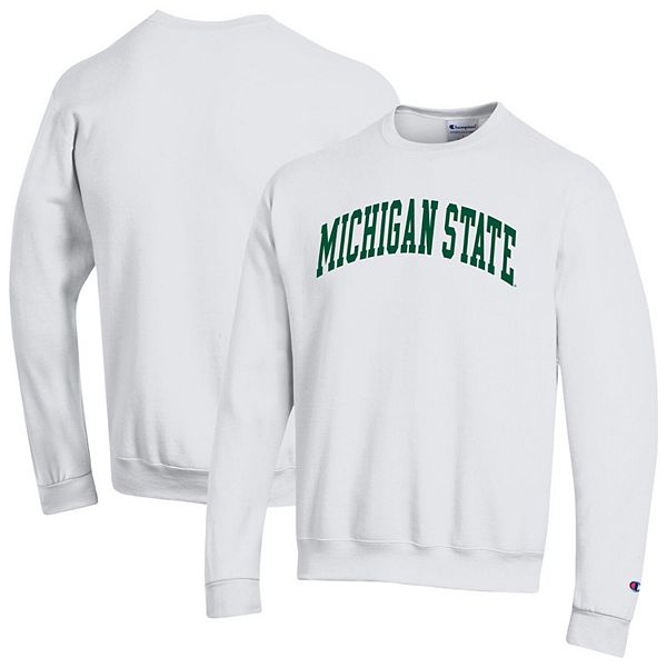 Мужской белый свитшот Michigan State Spartans Basic Arch Fleece Champion
Мужской белый свитшот Michigan State Spartans Basic Arch Fleece Champion