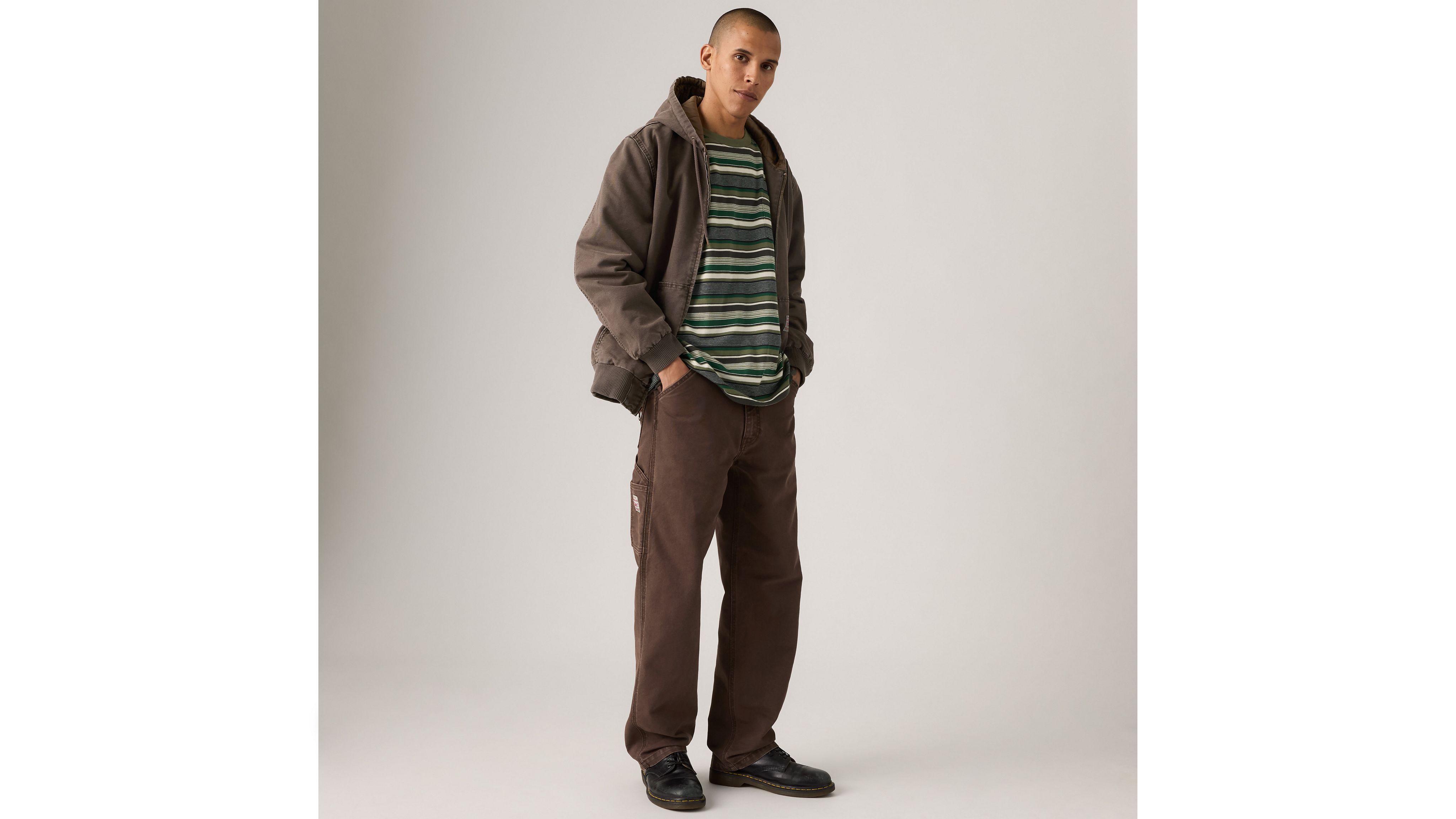 Свободные прямые мужские брюки-плотники 568 Levi's, Crackin Bracken - Brown
Свободные прямые мужские брюки-плотники 568 Levi's, Crackin Bracken - Brown