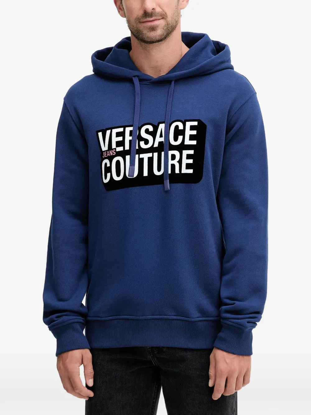 Худи с логотипом Versace Jeans Couture, синий
Худи с логотипом Versace Jeans Couture, синий