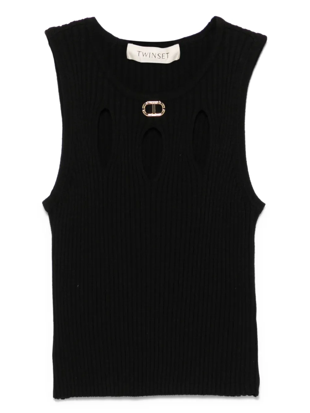 Топ с вырезами TWINSET Kids, черный
Топ с вырезами TWINSET Kids, черный