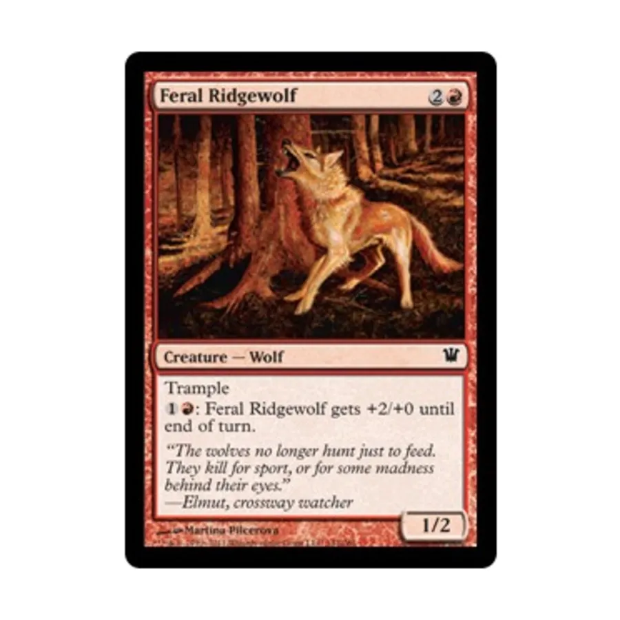 CCG Дикий хребтовый волк (C) (фольга), MTG - Innistrad
CCG Дикий хребтовый волк (C) (фольга), MTG - Innistrad