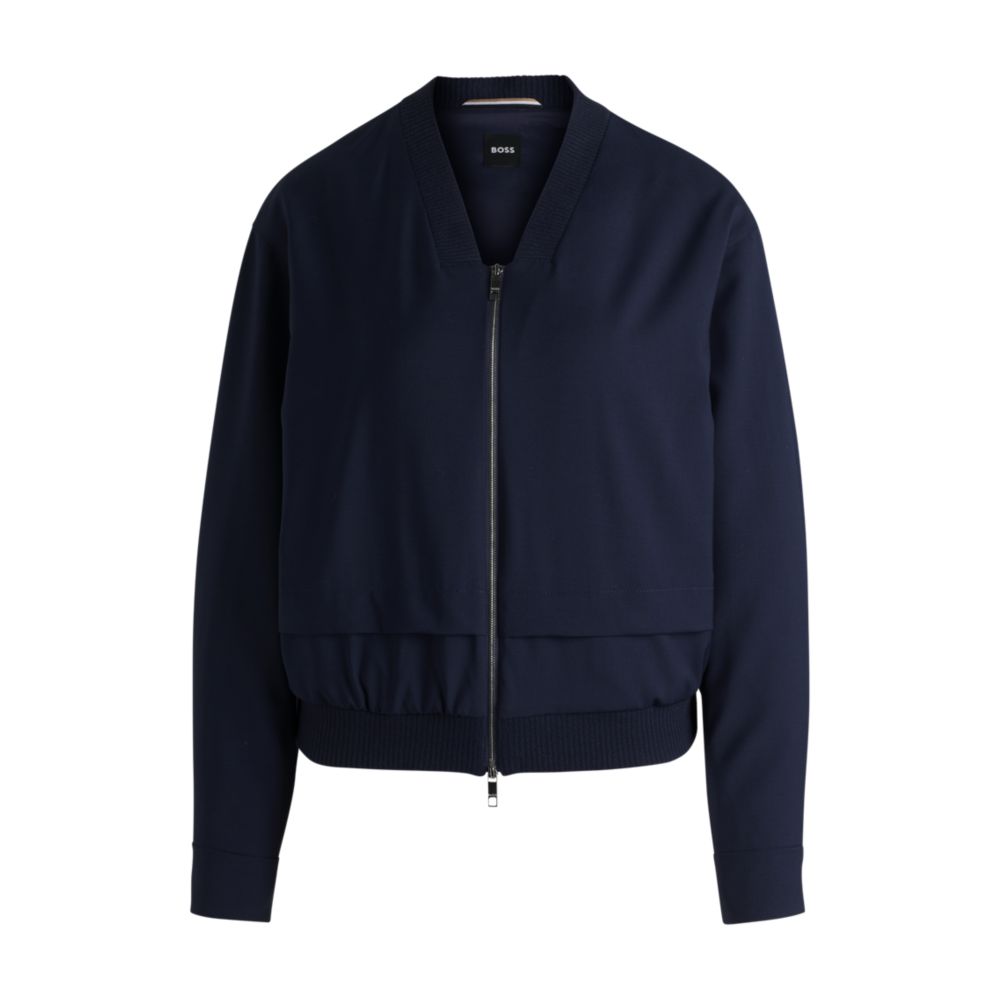 Куртка свободного кроя с эффектом многослойности BOSS, темно-синий
Куртка свободного кроя с эффектом многослойности BOSS, темно-синий