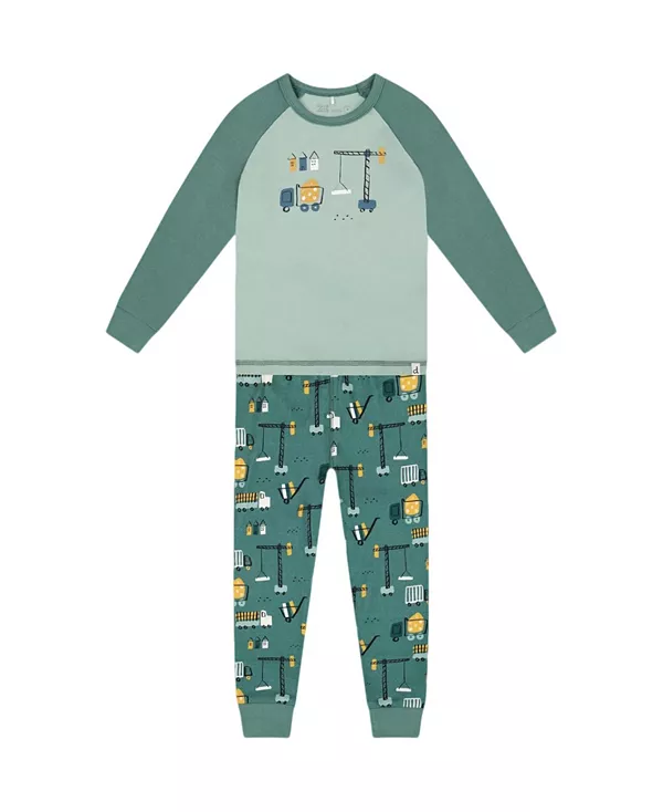 Детский пижамный комплект из двух частей из органического хлопка - для малышей и детей постарше. Deux Par Deux, зеленый
Детский пижамный комплект из двух частей из органического хлопка - для малышей и детей постарше. Deux Par Deux, зеленый