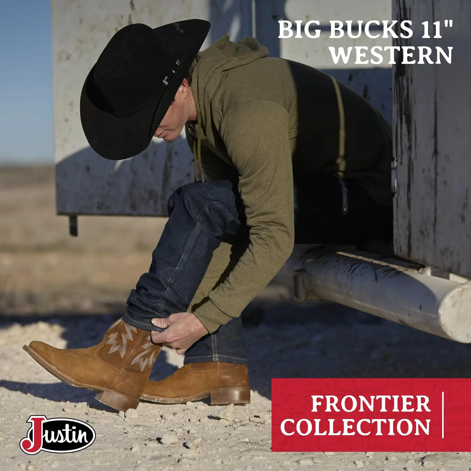Мужские вестерн-сапоги Justin Big Bucks 11” - коллекция Frontier - мужские ковбойские сапоги с квадратным носком из кожи, с удобной стелькой и противоскользящей резиновой подошвой
Мужские вестерн-сапоги Justin Big Bucks 11” - коллекция Frontier - мужские ковбойские сапоги с квадратным носком из кожи, с удобной стелькой и противоскользящей резиновой подошвой