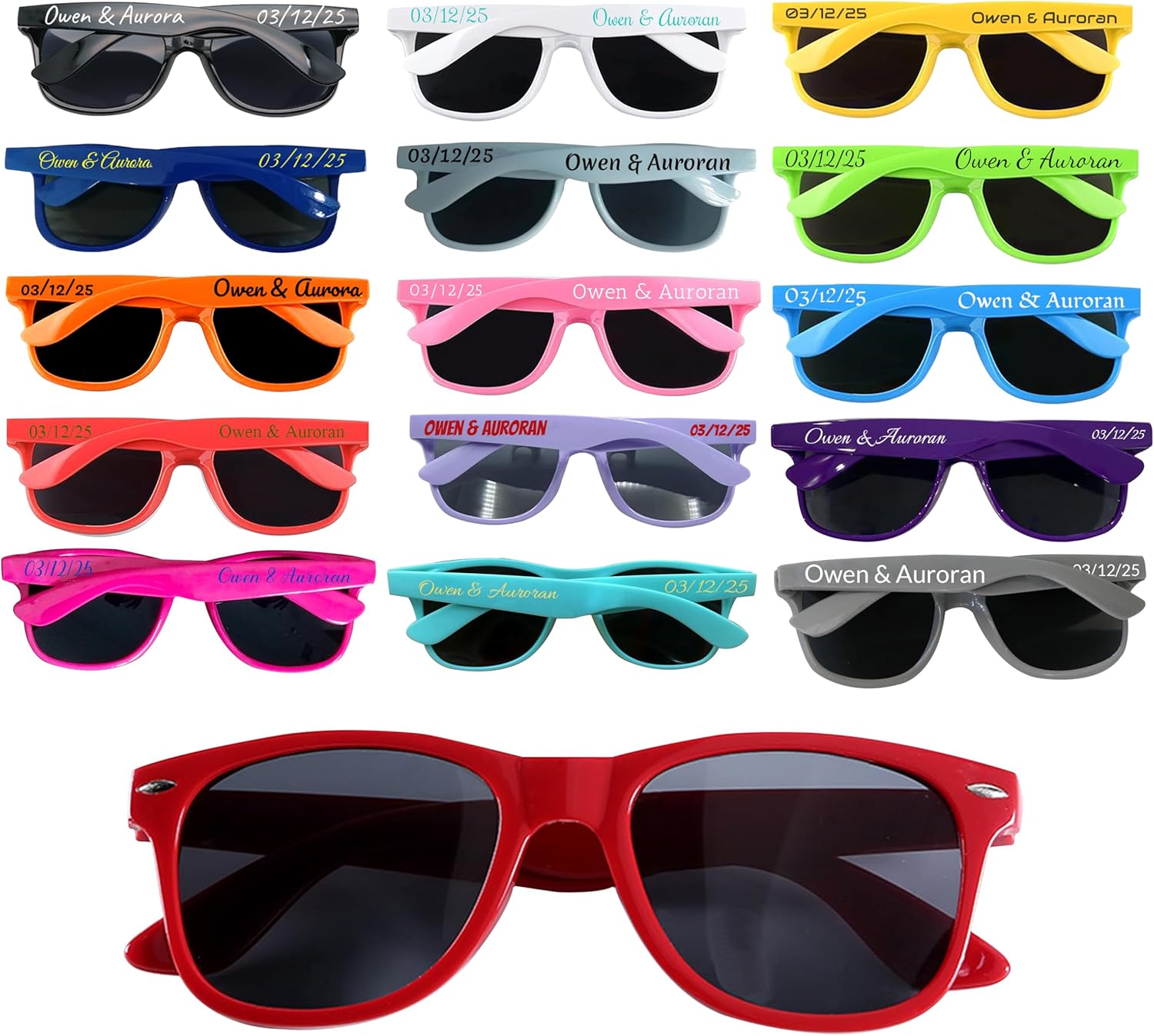 Персонализированные праздничные очки, разноцветные тематические солнцезащитные очки, подарок для вечеринки, легкие солнцезащитные очки с нанесенным логотипом DFDG, Red
Персонализированные праздничные очки, разноцветные тематические солнцезащитные очки, подарок для вечеринки, легкие солнцезащитные очки с нанесенным логотипом DFDG, Red