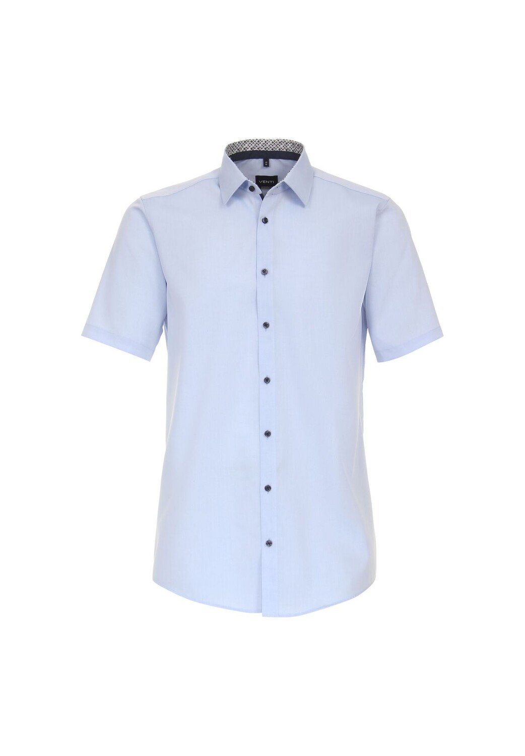 Мужская деловая рубашка с короткими рукавами, однотонная, современного кроя Venti, светло-синий
Мужская деловая рубашка с короткими рукавами, однотонная, современного кроя Venti, светло-синий