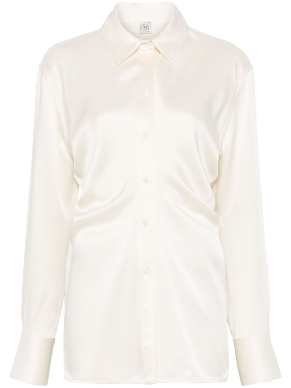 Рубашка с объемным поясом TOTEME, белый
Рубашка с объемным поясом TOTEME, белый