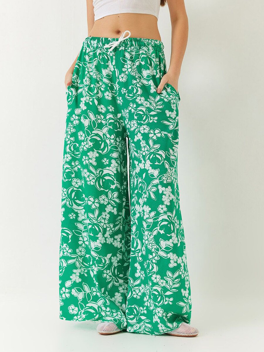 Широкие брюки Bianco Lucci, зеленый
Широкие брюки Bianco Lucci, зеленый